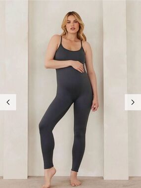 Bumpsuit Slate Grey Fitted Jumpsuit